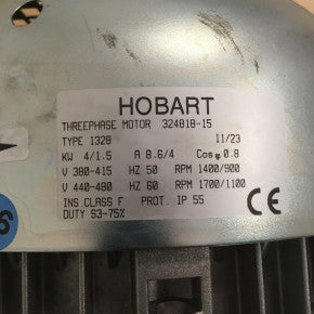 Hobart Pumpenmotor 324818-15 1,5 / 4,0 kW