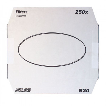 Bonamat Flachfilter B20 Ø 330 mm