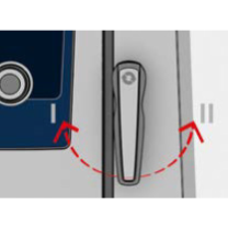 Sicherheitstürverschluss (Fußpedal) für Gerätetür der Rational iCombi Standgeräte (Option)